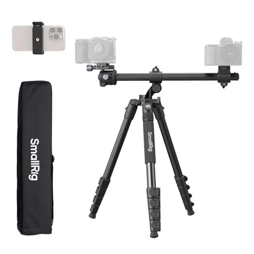 SmallRig Camera Tripod, 71" Foldable Aluminum Tripod/Monopod, 360°Ball Head Detachable, Payload ... | Amazon (US)