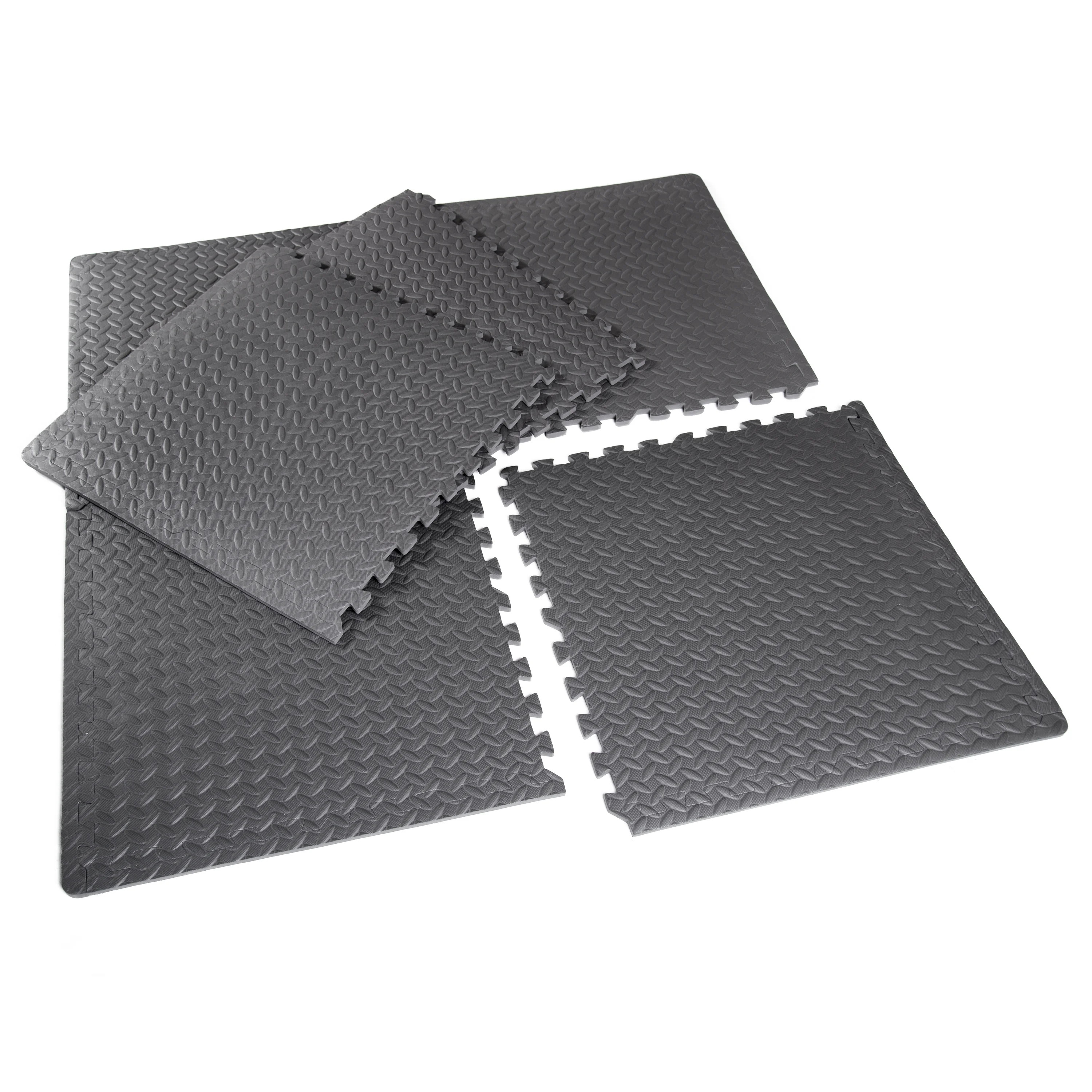 CAP Barbell High Density Interlocking Puzzle Mat, .50-in Thick EVA Foam Exercise Gym Flooring, Bl... | Walmart (US)
