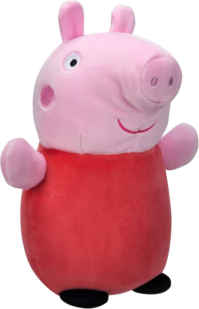 Squishmallows HugMees Original 10-Inch Peppa Pig - Medium-Sized Ultrasoft Official Jazwares Plush | Amazon (US)