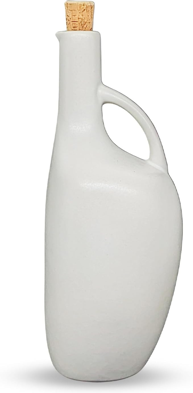 Stoneware Olive Oil Dispenser Bottle Ceramic | Handcrafted decorative olive oil dispenser bottle ... | Amazon (US)