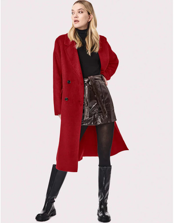 Downtown Brickell Long Coat | Bernardo Fashions