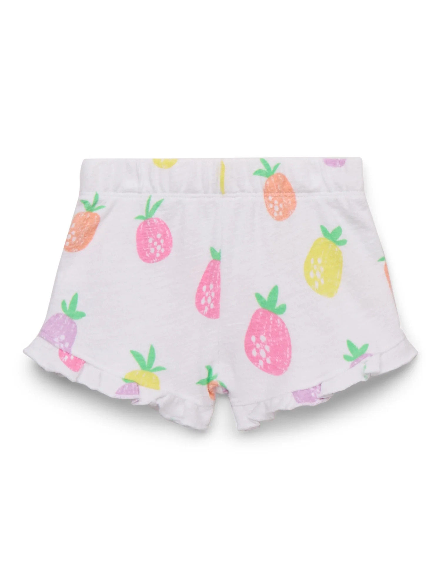 Garanimals Baby Girls Printed Knit Ruffle Shorts, Sizes 0M-24M - Walmart.com | Walmart (US)