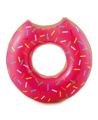 Play Strawberry Doughnut - Inflatable Swimming Pool Tube | Macys (US)