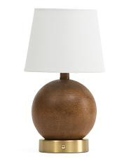 6.5x11 Rechargeable Linen Shade Led Touch Lamp | TJ Maxx