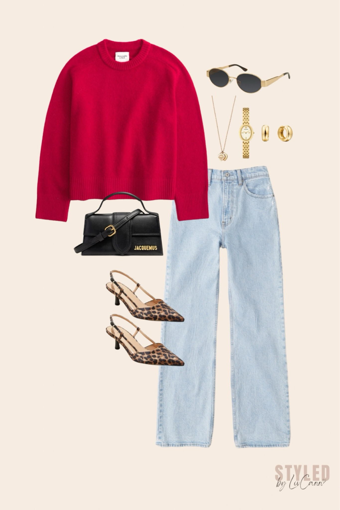 Another styled Abercrombie outfit! Loving the pop of red with leopard…again 🫢 check out the price of these kitten heels linked here!!! ❤️🤎

#ltkfashiongifts #ltkfashion #fallfashion #fallfashionaesthetic #winterfashionaesthetic #popofred #leopardprint #cheetalprint #kittenheels #goldaccessories 


#LTKGiftGuide #LTKStyleTip #LTKHoliday