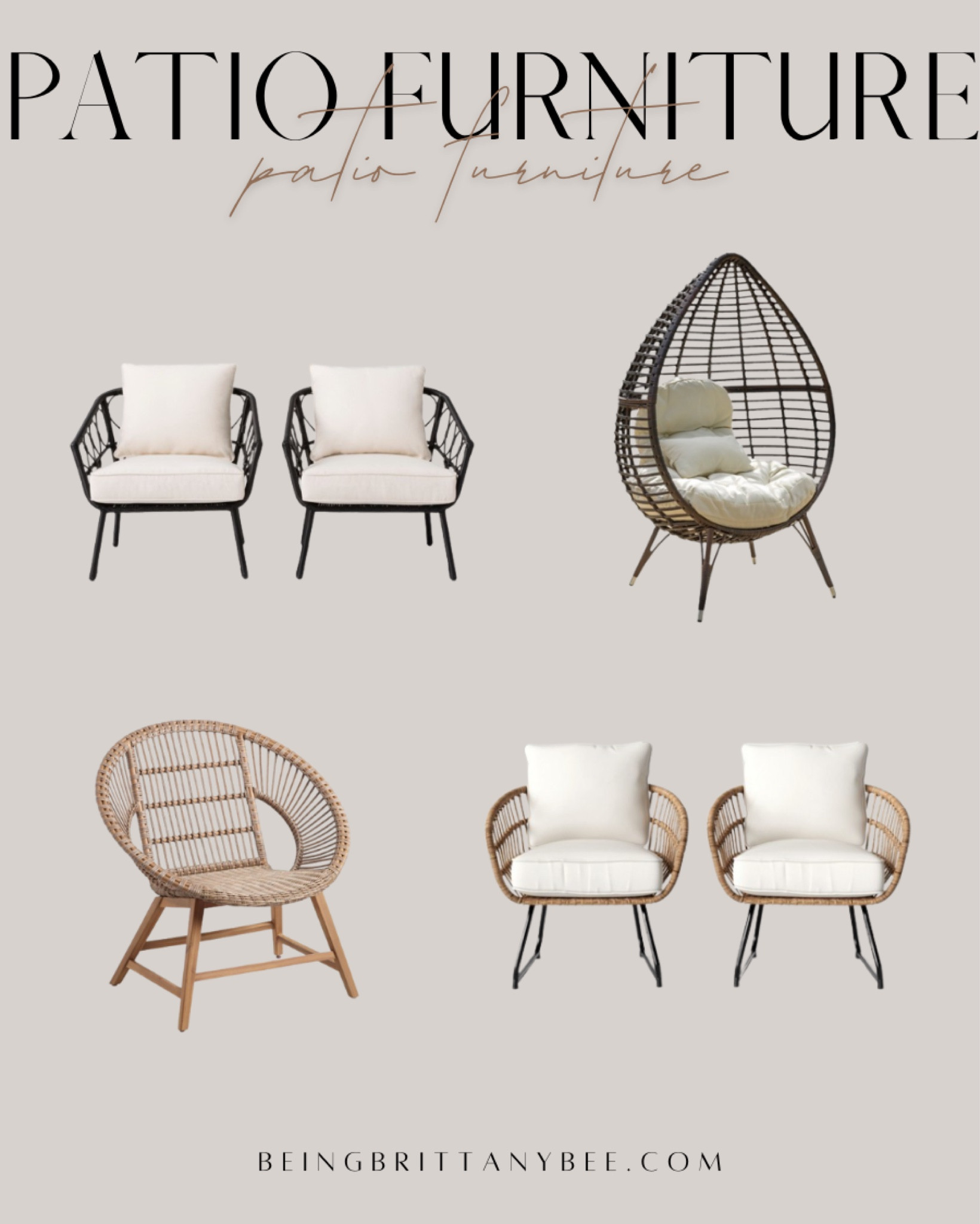 Patio furniture, patio chairs 
#BeingBrittanyBee

#LTKstyletip #LTKfamily #LTKhome