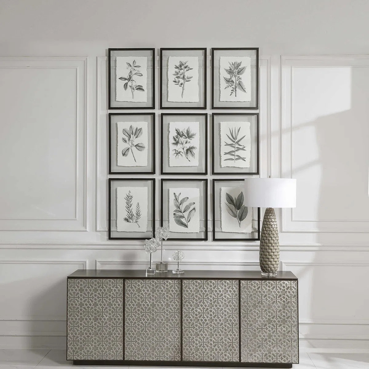 Uttermost Farmhouse Florals - 9 Piece Single Picture Frame Print Set | Wayfair | Wayfair North America