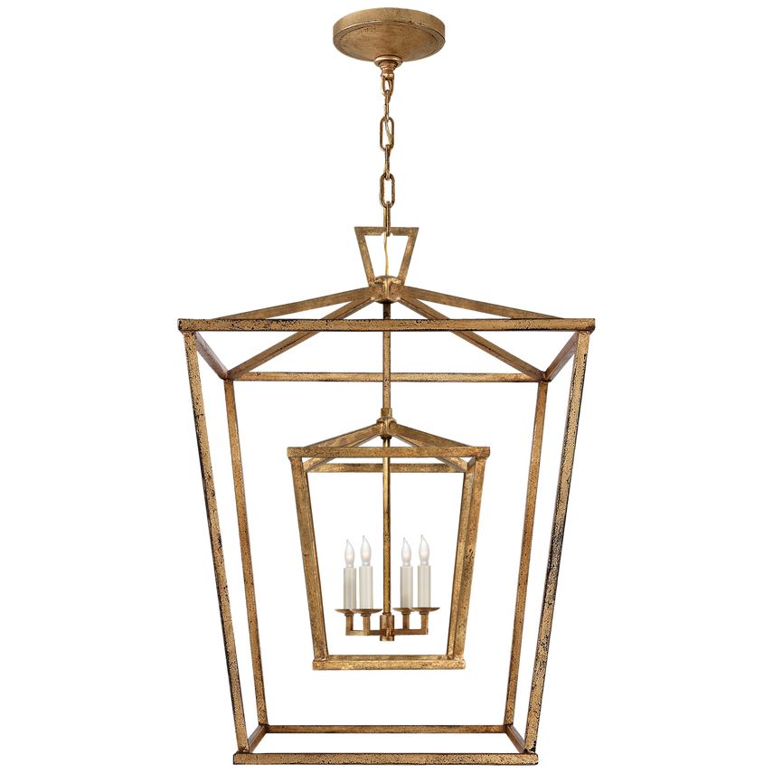 Darlana Large Double Cage Lantern | Visual Comfort