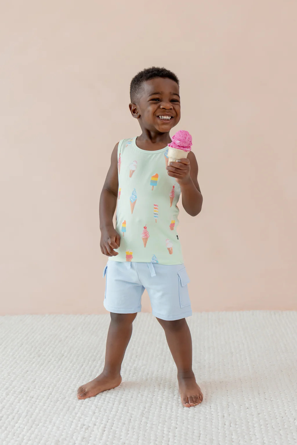 Toddler Tank Top in Mint Ice Cream | Kyte Baby
