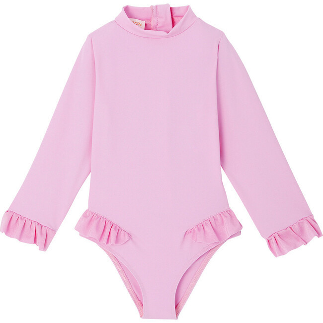 Surfer Baby Swimsuit, Lilac | Maisonette