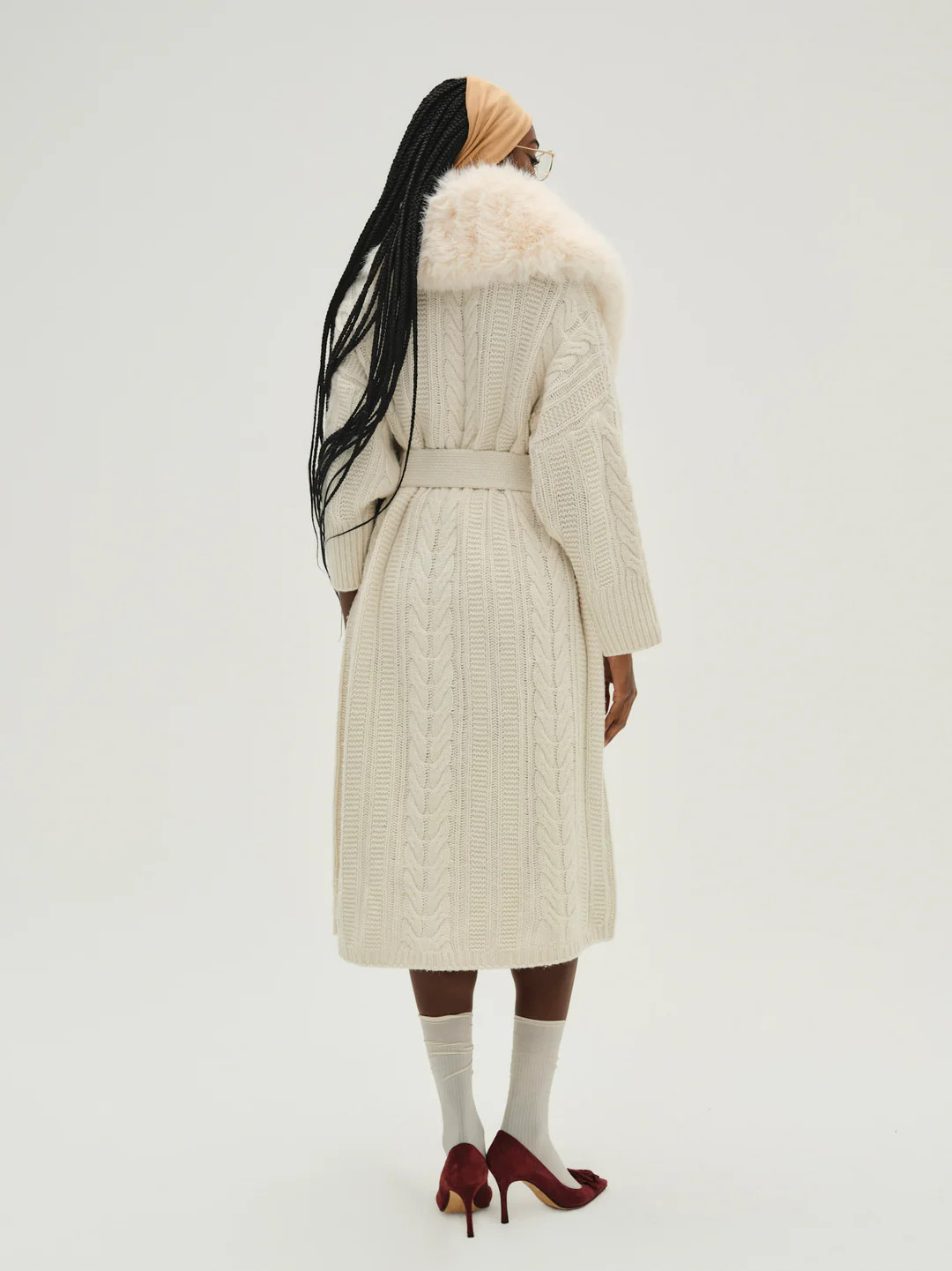 Helena Oversized Knit Coat | For Love & Lemons