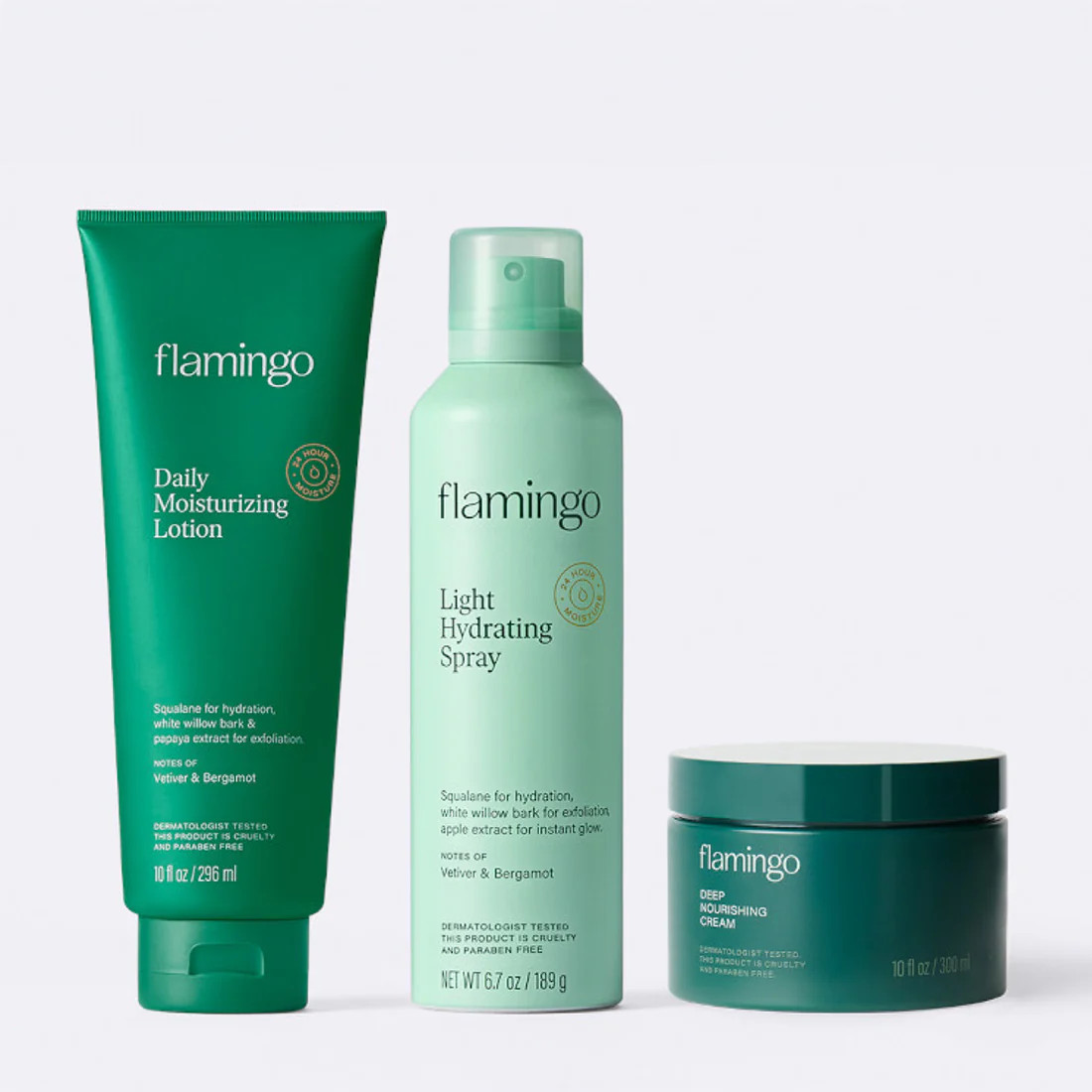 Body Moisture Trio | Flamingo