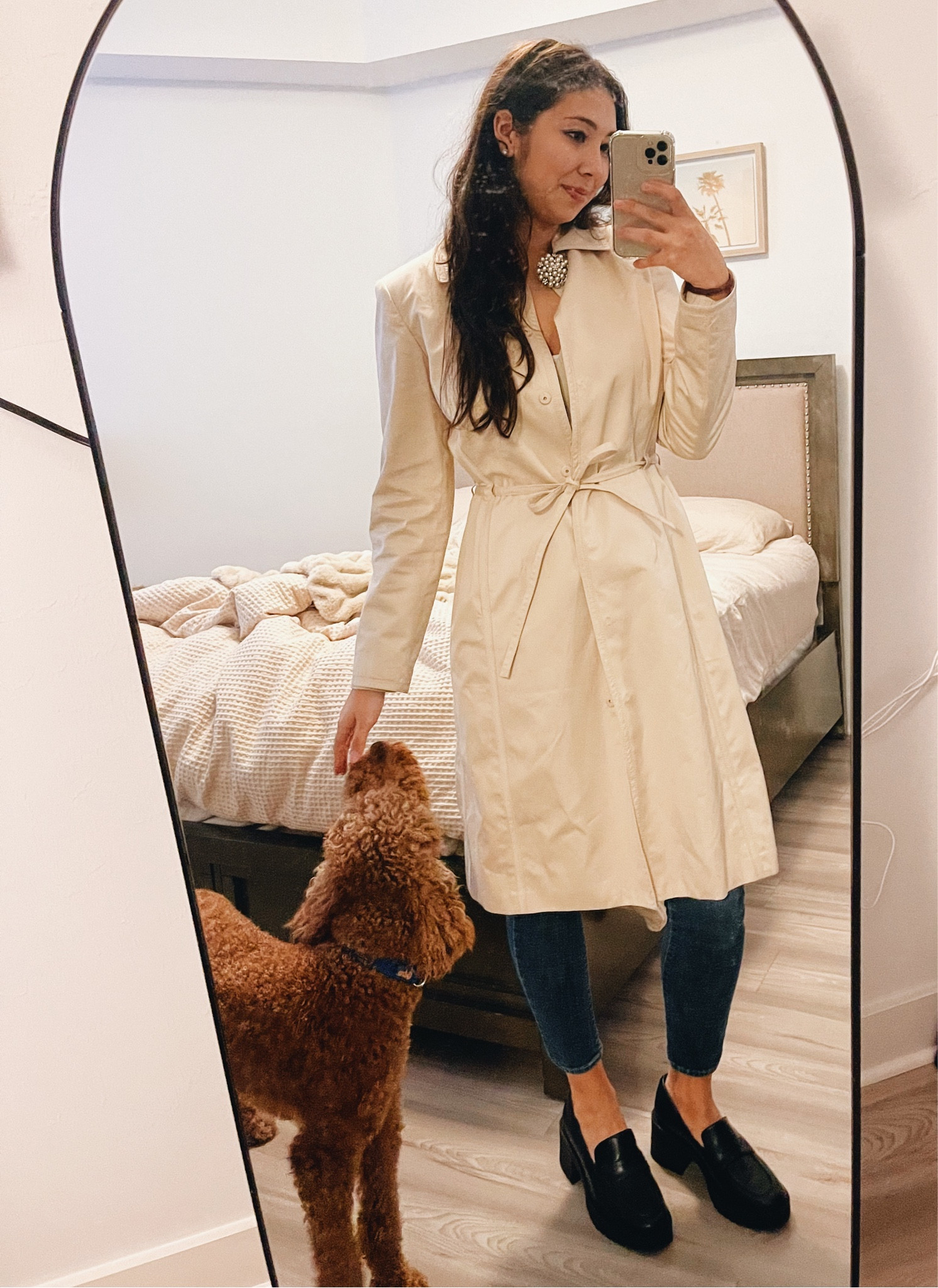 rainy days call for loafers and long coats! 

#LTKstyletip #LTKworkwear #LTKSeasonal