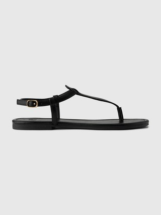 Vegan Leather T-Strap Sandals | Gap (US)