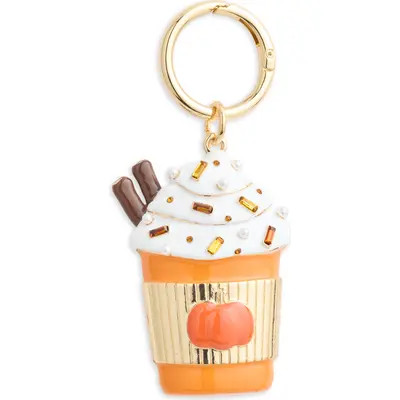 Chelsea28 Pumpkin Latte Bag Charm in Orange Multi- Gold at Nordstrom | Nordstrom