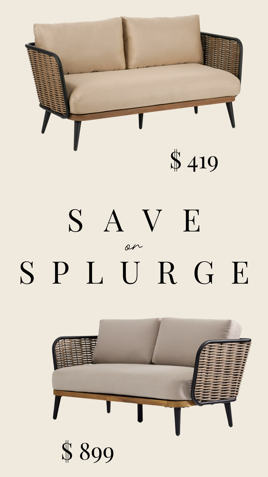 Save or Splurge on these patio loveseats!

furniture, home decor, outdoor furniture, outdoor decor #Walmart #WestElm 

 #LTKHome #LTKSaleAlert