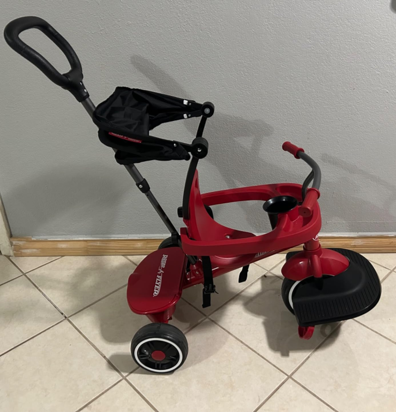 Radio Flyer 4-in-1 Stroll 'N Trike, Ages 1-5, Toddler Tricycle & Stroller, Foam Tires, Push Handl... | Amazon (US)