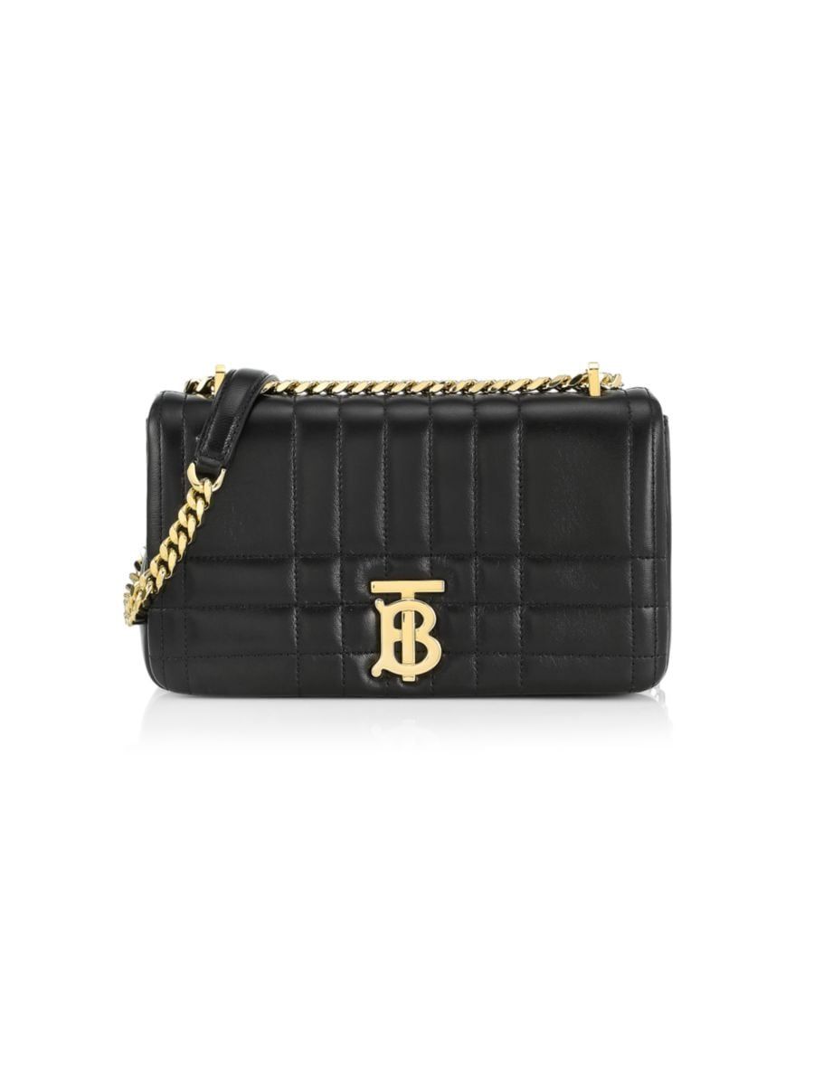 Shop Burberry Small Lola Quilted Leather Shoulder Bag | Saks Fifth Avenue | Saks Fifth Avenue