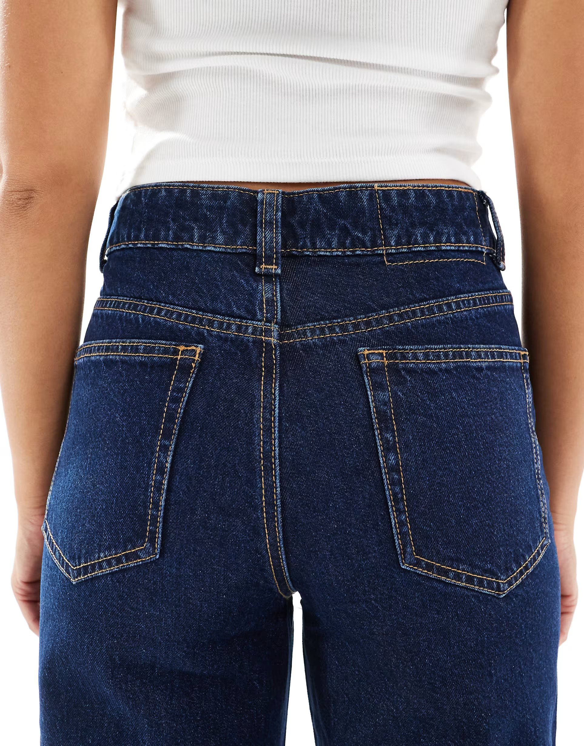 ASOS DESIGN wide leg dad jean in rinse | ASOS (Global)