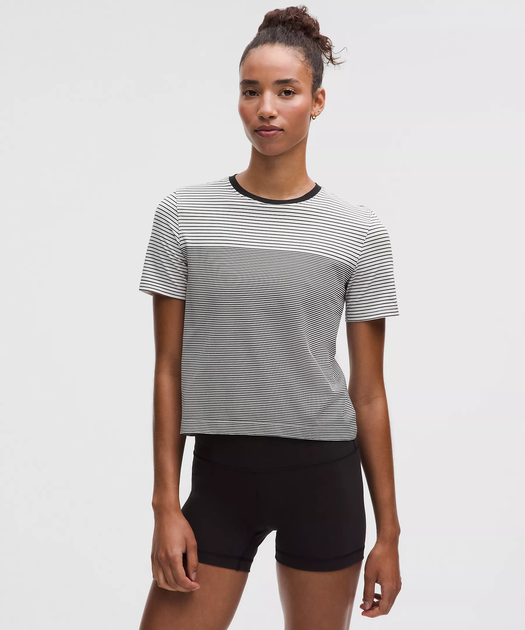 Seamless Classic-Fit Mariner Stripe T-Shirt | Lululemon (US)