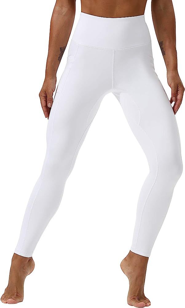 KUTAPU Workout Leggings for Women High Waisted 7/8 Length Soft Yoga Pants with Pockets | Amazon (US)