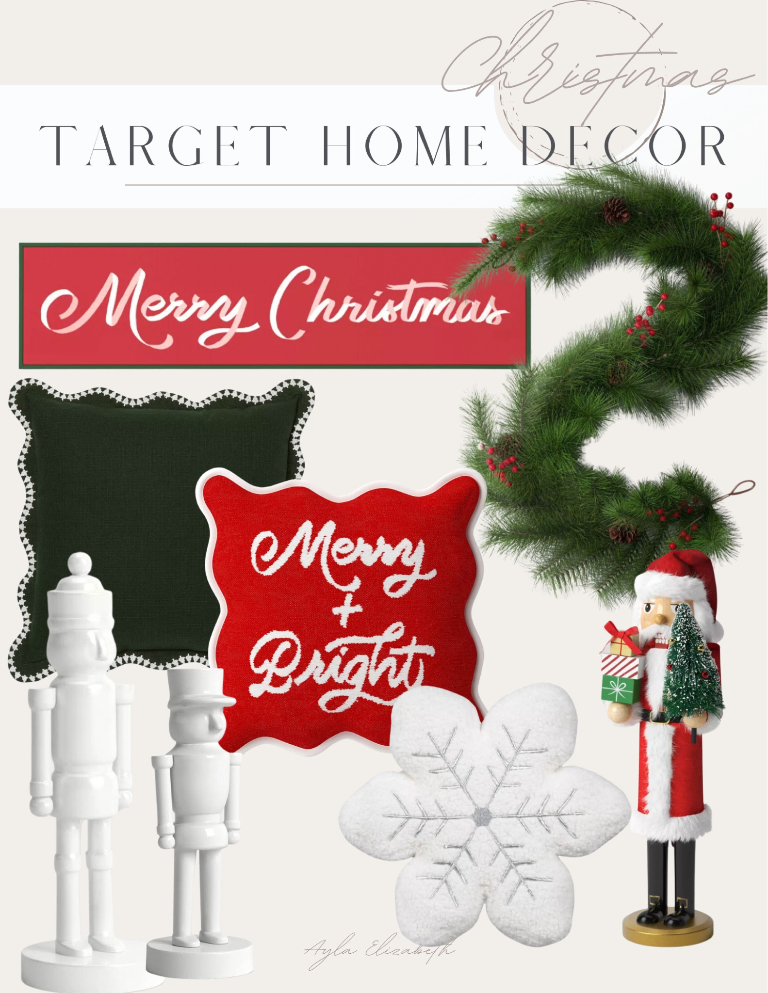 Christmas decor from target! 

#LTKSeasonal #LTKFindsUnder100 #LTKHoliday