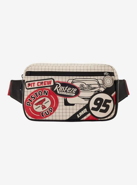 Loungefly Disney Pixar Cars Lightning McQueen Patches Belt Bag | BoxLunch