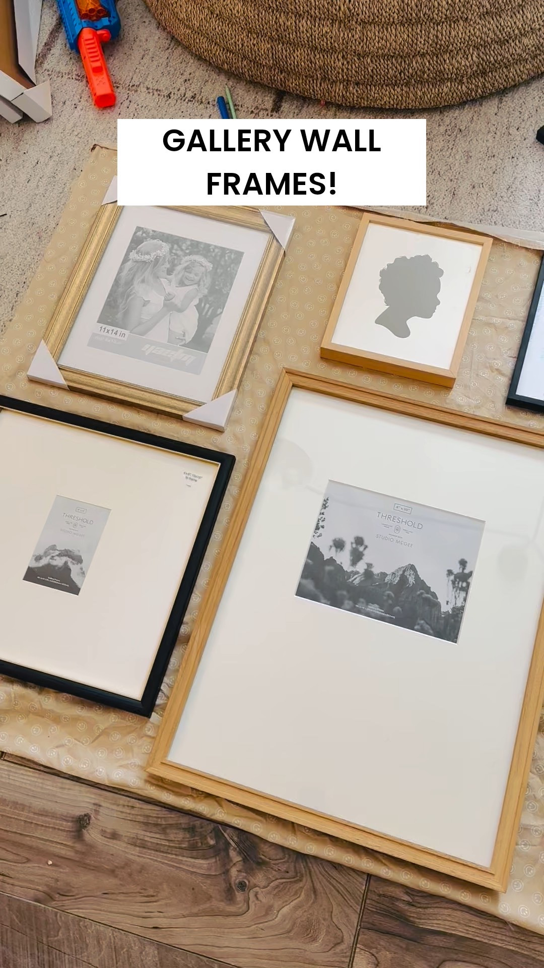 I loved the framebridge gallery wall but didn’t want to spend $1000. I put this look for less, together for about $150 (using a few things I already had and buying a few more frames). I’ve linked all of the frames and silhouettes here! All of the target frames are on sale! 

#LTKHome