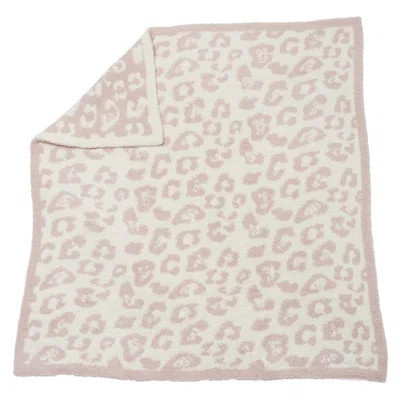 Barefoot Dreams CozyChic in The Wild Baby Blanket, Dusty Rose/Cream, One Size | Wayfair North America