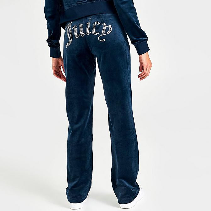 Women's Juicy Couture OG Big Bling Velour Track Pants | Finish Line (US)