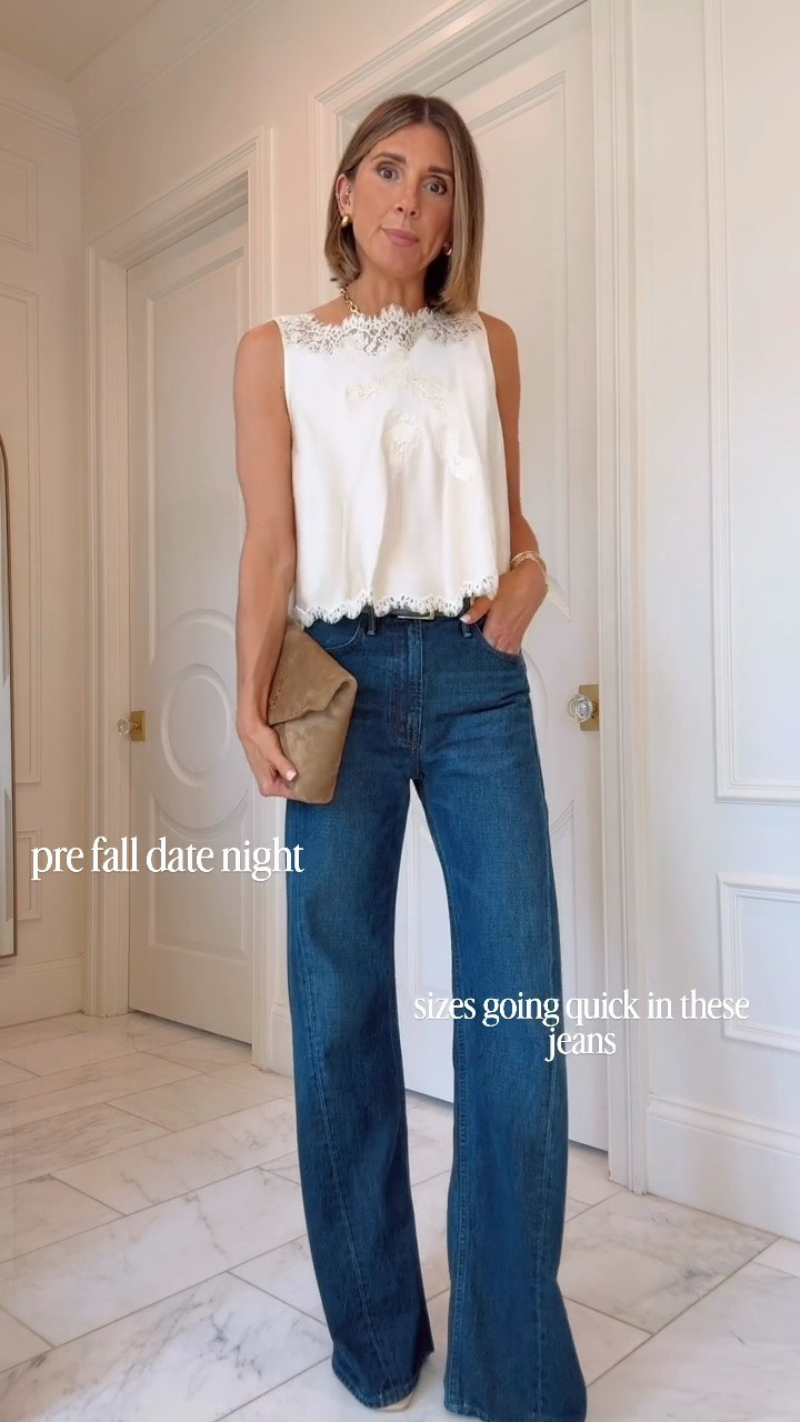 How I would style dark denim for fall. These are my current favorite pair — a must have for the season.

#LTKfall #LTKjeans