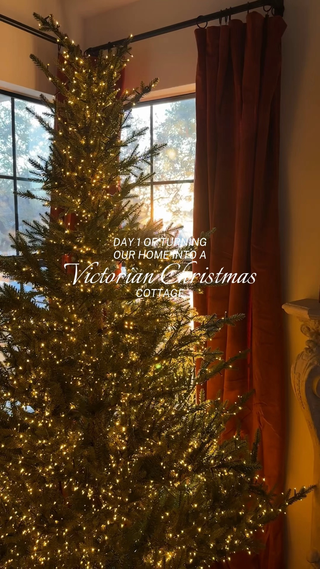 Hanging velvet Christmas curtains was definitely the move ✨

#christmas #christmasdecor #christmasdecorating #christmasdecorations #holiday #holidays #holidaydecor #christmasdecorinspo #victorianchristmas #christmasvibes #christmasaesthetic #amazonhome #amazonfinds #amazonchristmasdecor #christmastok #christmastiktok #velvetcurtains #velvetdrapes #curtains 

#LTKHoliday #LTKHome #LTKSeasonal