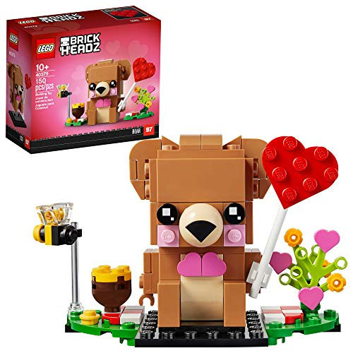 LEGO BrickHeadz Valentine's Bear 40379 Building Kit, New 2021 (150 Pieces) | Amazon (US)