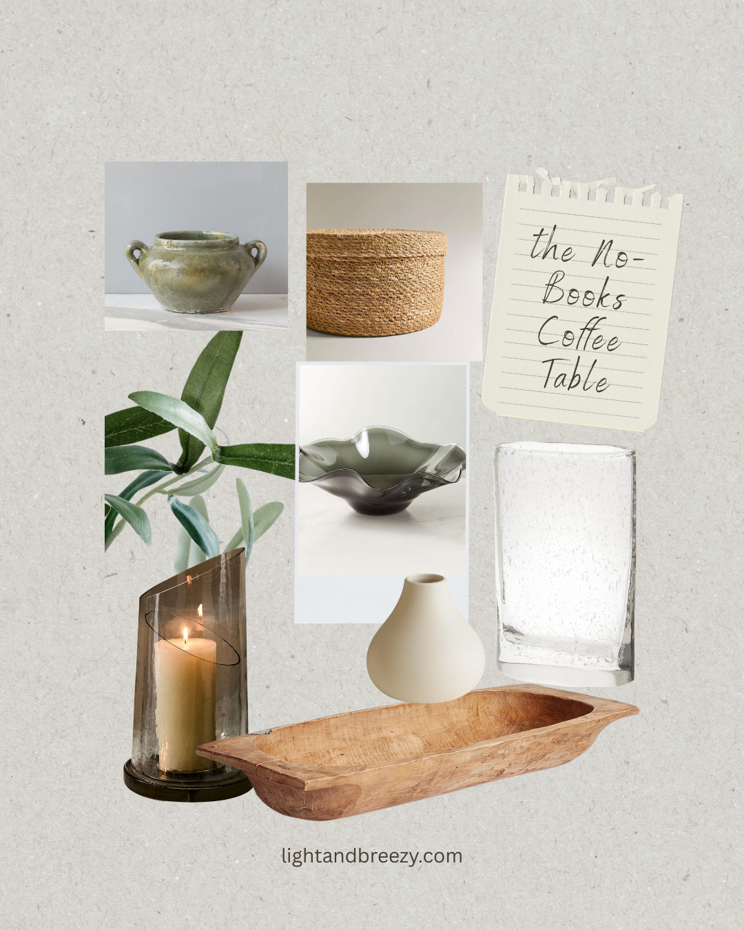 Coffee table styling without books - yes, really! Shop this no-books coffee table decor featuring hand-thrown ceramic bowls, sage green pottery, clear glass vases, wooden dough bowl, and natural seagrass basket. Break the rules with coffee table decor ideas using only ceramics, glass, and organic textures. Perfect for modern coffee table styling and minimalist living room decor. Get the complete guide with all items linked. 

 #coffeetabledecor #coffeetablestyling #coffeetabledecorideas #nobookscoffeetable #decoratingcoffeetables #ceramicdecor #coffeetablewithoutbooks #modernhome #coffeetablestyleideas #livingroomdecor #minimalistdecor #glassvases #woodenbowl #seagrassbasket #organictextures #ceramicbowl #coffeetable #neutraldecor #modernlivingroom #coffeetabledecorlivingroom #homestyling #homedecor #pampasgrass #potterydecor #handmadeceramic #naturalhomedecor #texturedecor #organicmodern #coffeetableideas #stylingcoffeetable #moderncoffeetabledecor #breaktherulesstyling #alternativedecor #ltkhome #shopltk #amazonhome #targetstyle #coffeetableinspo #homeaccents #interiordesign #decorideas #coffeetablelook #coastaldecor #naturalstyle #LTKHome