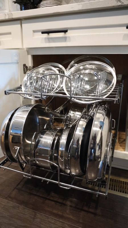 New stainless steel pots and pans from @viking and a new pull out drawer organizer for the kitchen and better yet it’s on sale with @wayfair #wayfairfinds

#LTKVideo #LTKHome #LTKSaleAlert