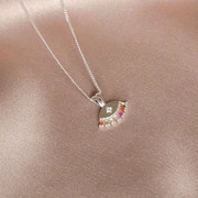 Iris Pendant Necklace in Silver | Astrid and Miyu