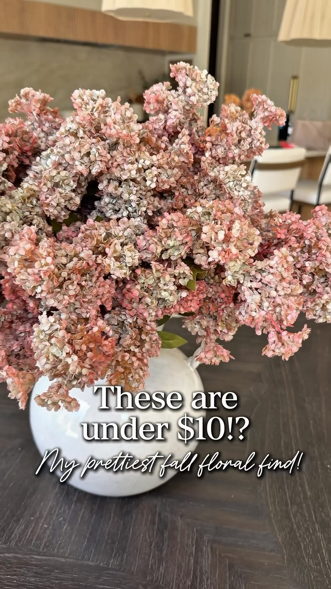 The perfect faux flowers to take your home decor from the end of summer straight into fall! I love all the different colors in these tiny petals and how realistic they look styled in a vase.! At under $10 per stem, they're a high sellout risk, but l'll reshare them whenever I see a big restock!

#LTKSeasonal #LTKHome