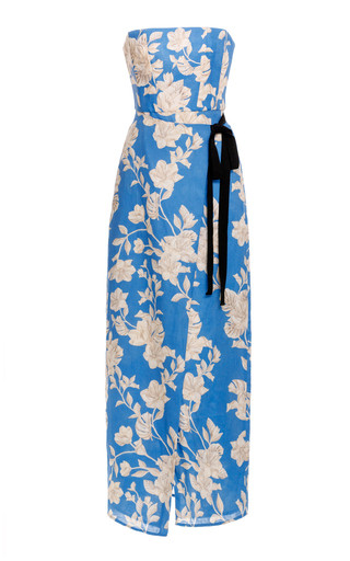 Cinéfila Printed Linen Maxi Dress | Moda Operandi (Global)