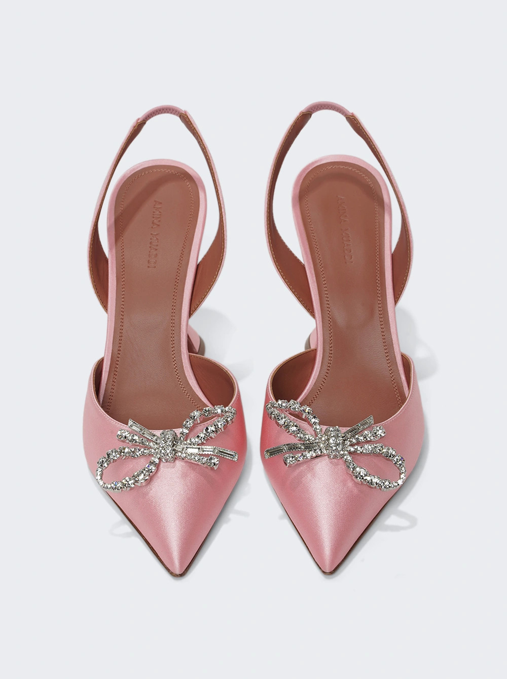 Rosie Satin Slingback Pumps | The Webster