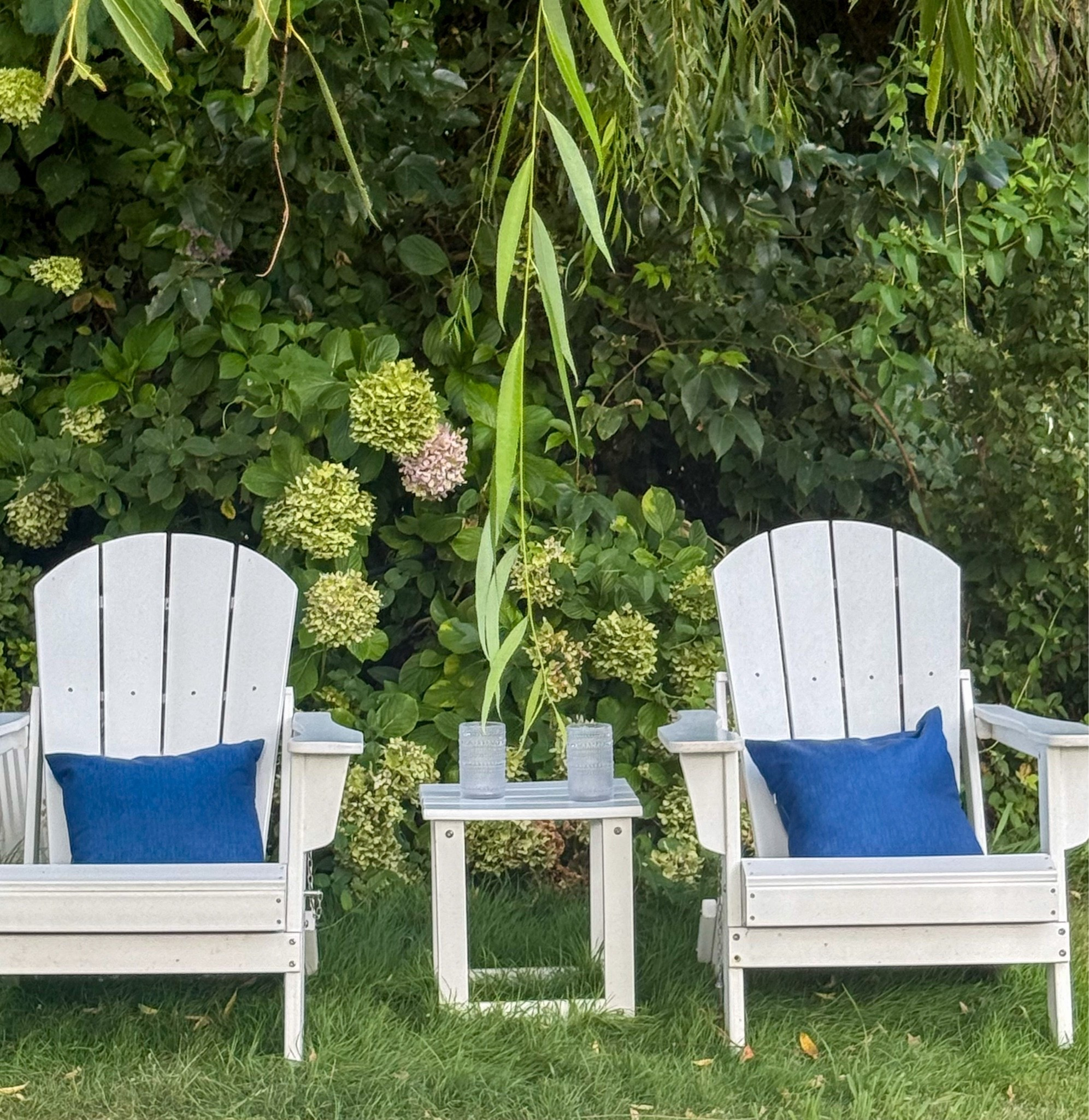 #ad I love relaxing in my white Adirondack chairs from @Wayfair! Now is a great time to save up to 80% with free shipping sitewide until July 27, 2026. #wayfair #wayfairpartner

#LTKSeasonal #LTKSaleAlert #LTKHome