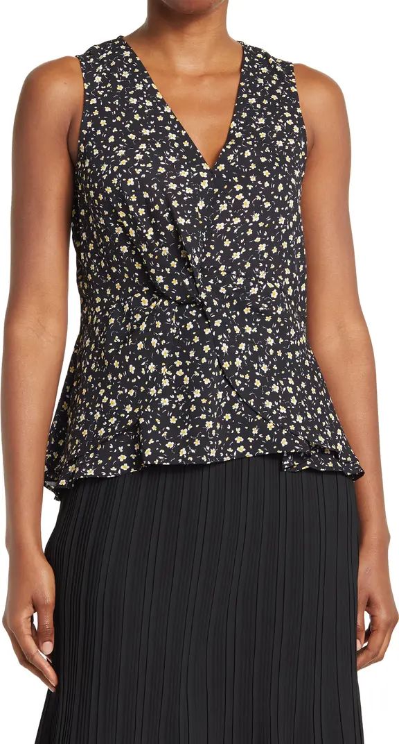 Sleeveless V-neck Twist Blouse | Nordstrom Rack