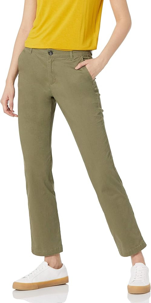 Amazon Essentials Women's Stretch Twill Chino Pant (Available in Classic and Curvy Fits) | Amazon (US)