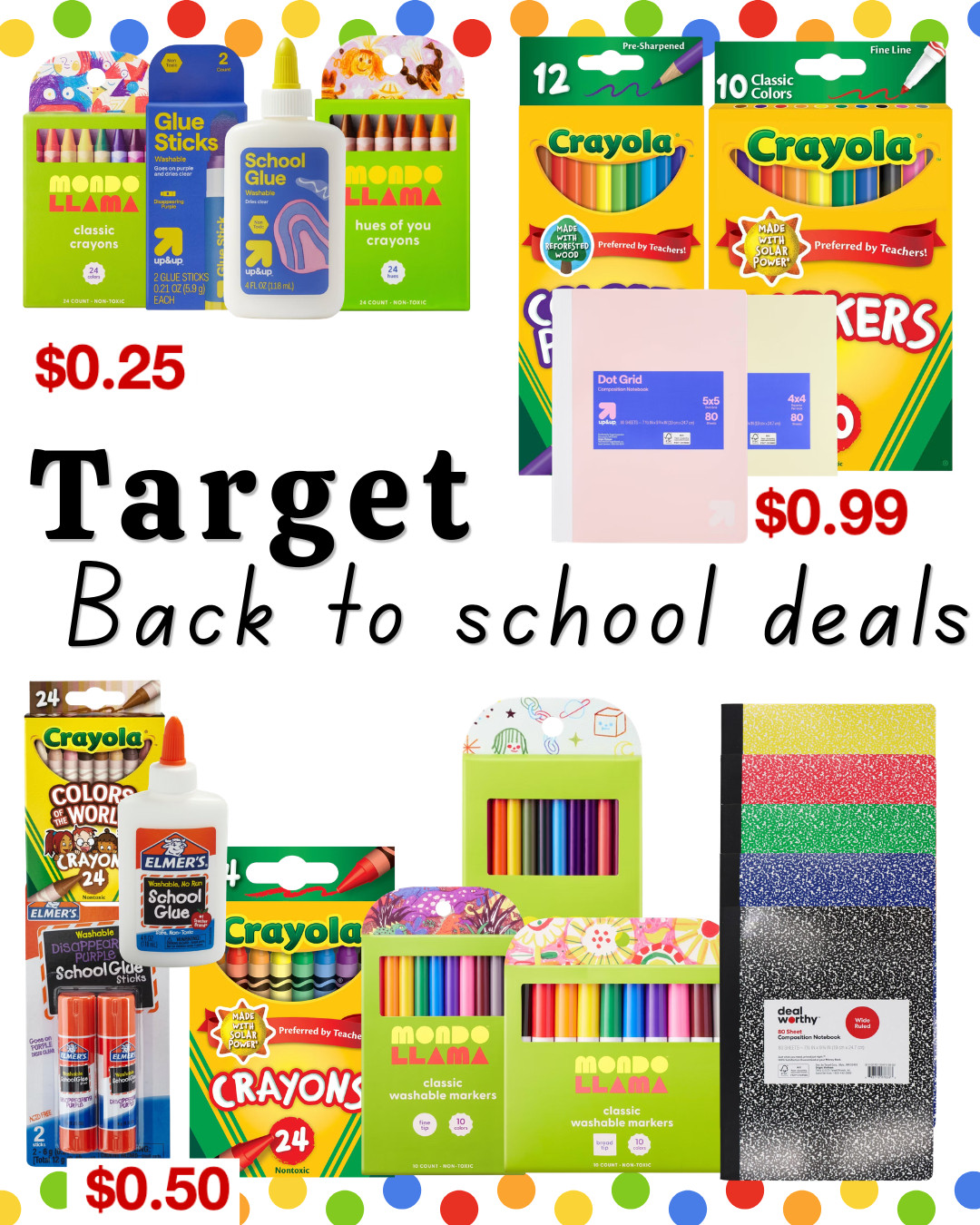 🎒 Target Back-to-School Deals ✏️ Affordable school supplies, classroom essentials, teacher favorites, notebooks, crayons, markers, glue, folders & more—all at Target! 

 #LTKSaleAlert #LTKKids