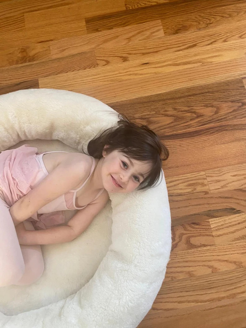 Lounger for Toddlers, Nest, 100% Sheepskin, Emotional Regulation for Kids, Tantrum Tamer for Todd... | Etsy (US)
