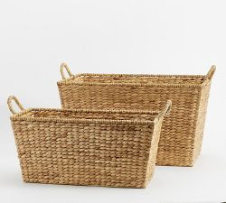Savannah Seagrass Tapered Baskets - Set of 2 | Pottery Barn (US)