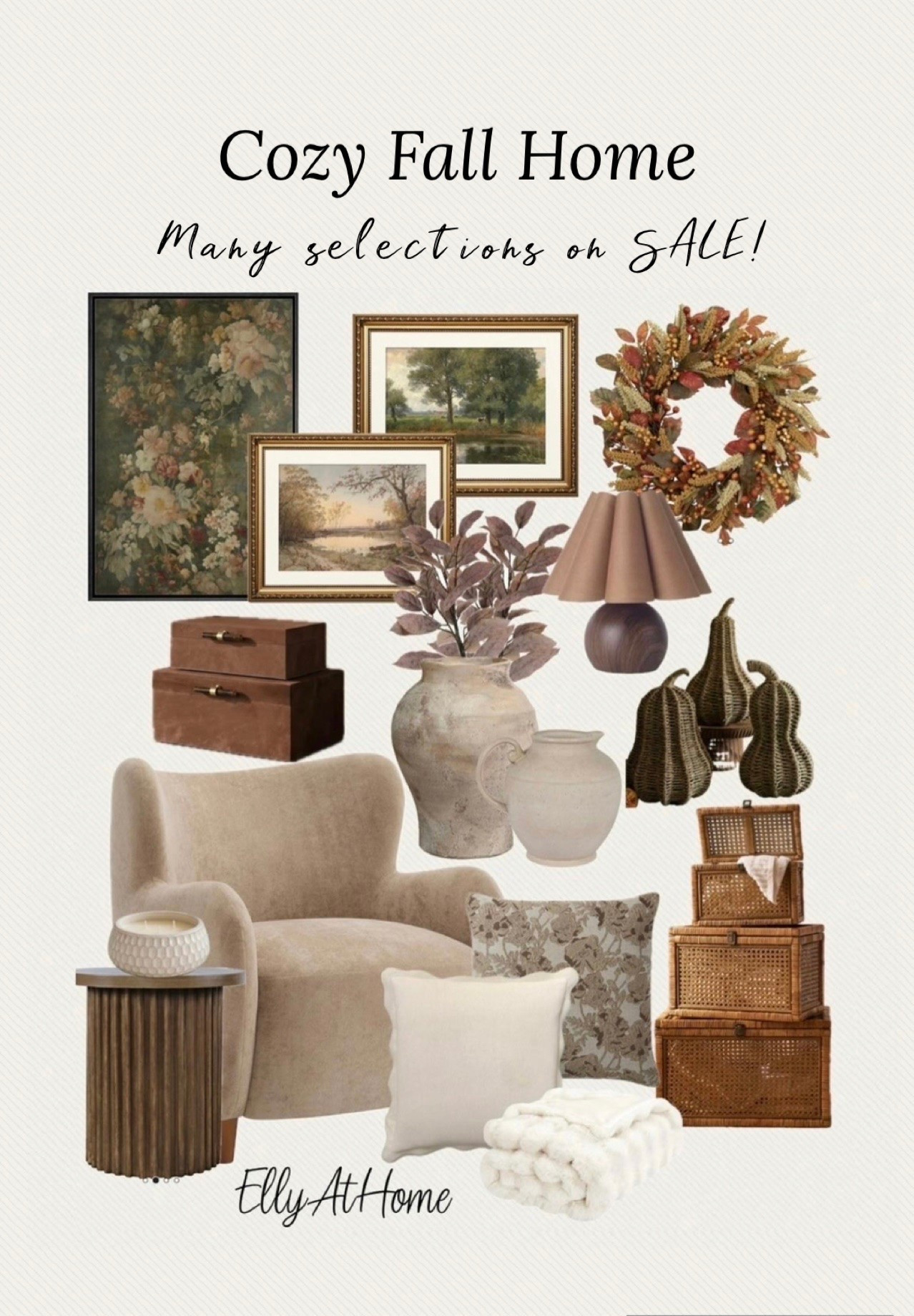 Cozy neutral home finds, fall decor, accent chairs, side tables, artwork, throw pillows, blankets + more! Free shipping. @Wayfair

#LTKHome #LTKSaleAlert