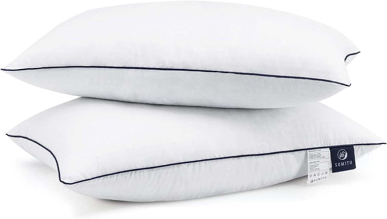 SUMITU Bed Pillows for Sleeping 2 Pack Standard Size 20 x 26 Inches, Hypoallergenic Pillow for Si... | Amazon (US)
