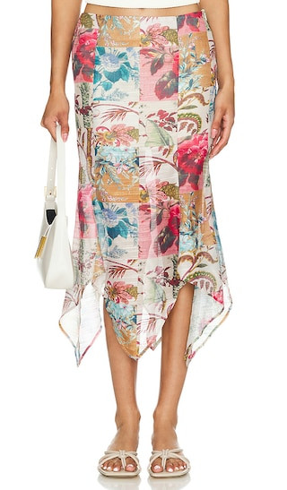 Lara Midi Skirt in Multi | Revolve Clothing (Global)