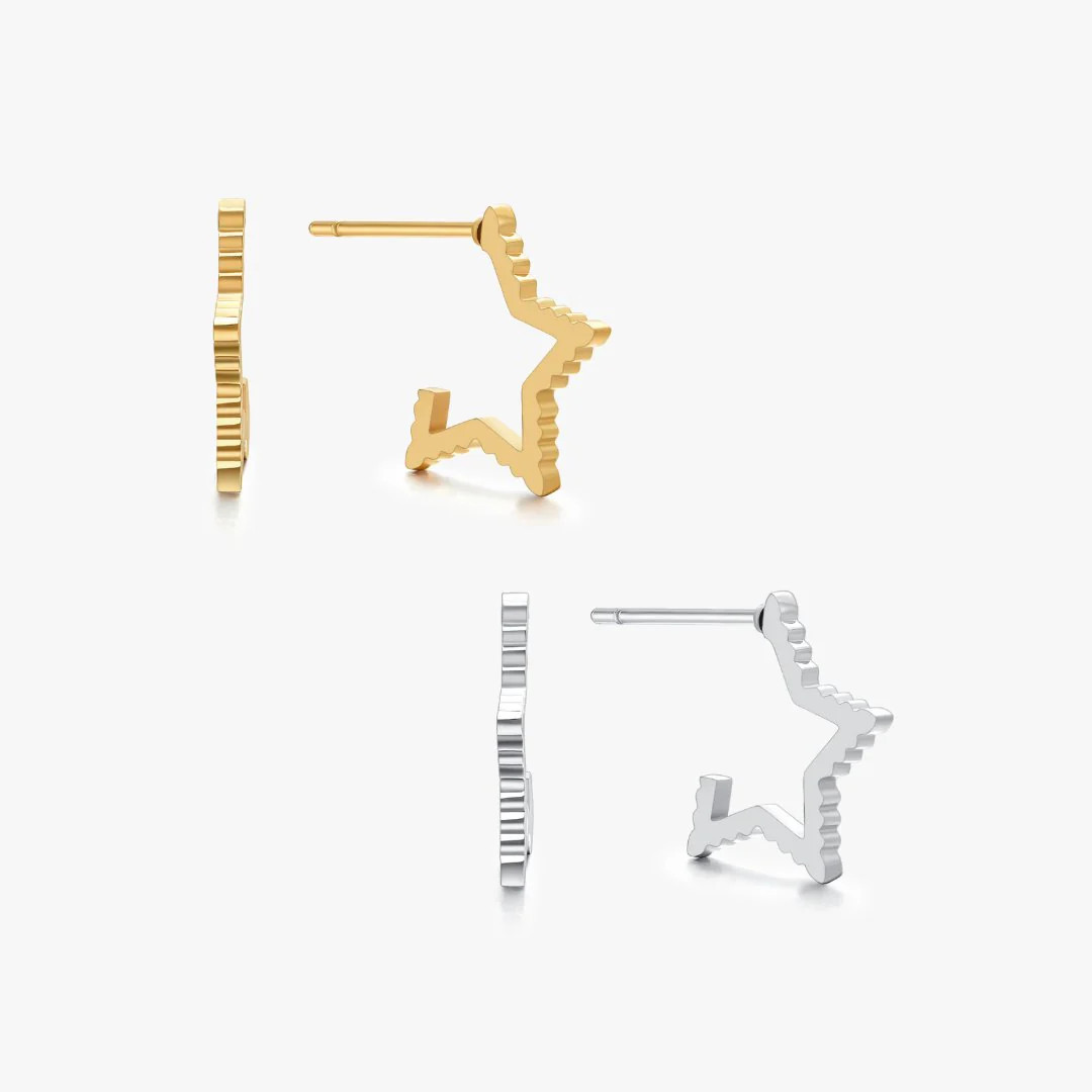 Star Hoops | Flaire & Co.