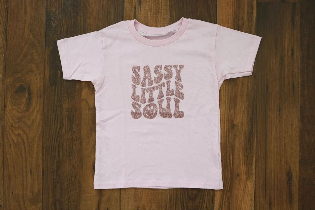 Sassy Little Soul Toddler And Youth T-Shirt, Girl T-Shirt, Birthday Gift, Toddler and Youth, Girl... | Etsy (US)